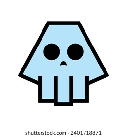 
Illustration vector graphic Simple Skull 