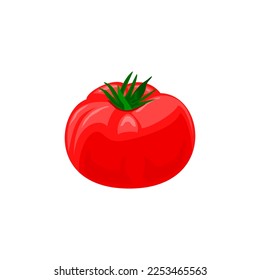 illustration vector graphic of simple tomato