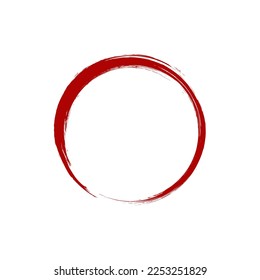 illustration vector graphic of simple zen circle