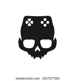 Illustration Vector Graphic of Skull Game Logo. Perfect to use for Technology Company