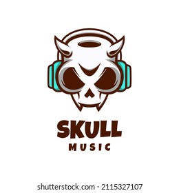 Illustration vector graphic of Skull, good for logo design
