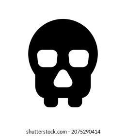 Illustration Vector Graphic of Skull icon