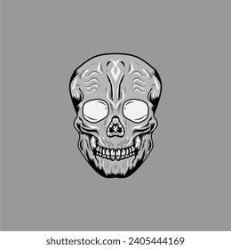 Illustration Vector Graphic of skull icon
