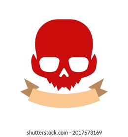 Illustration Vector Graphic of Skull Logo. Perfect to use for Technology Company