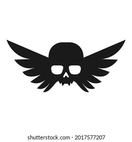 Illustration Vector Graphic of Skull Wing Logo. Perfect to use for Technology Company