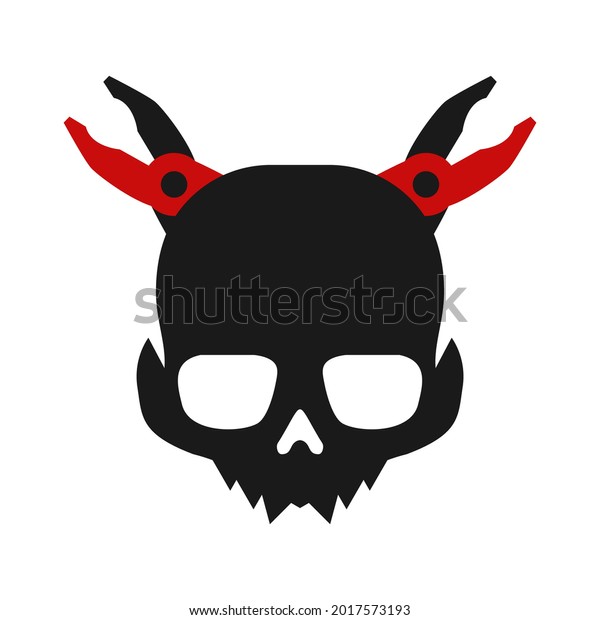 Illustration Vector Graphic of Skull\
Workshop Key Logo. Perfect to use for Technology\
Company