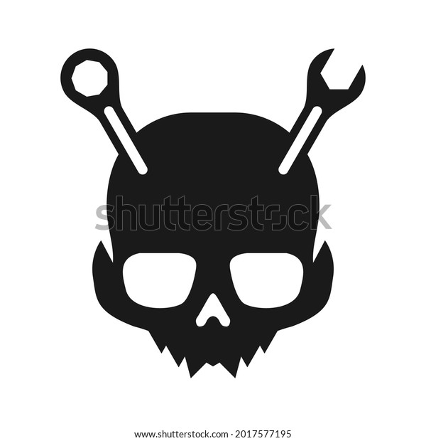 Illustration Vector Graphic of Skull
Workshop Key Logo. Perfect to use for Technology
Company