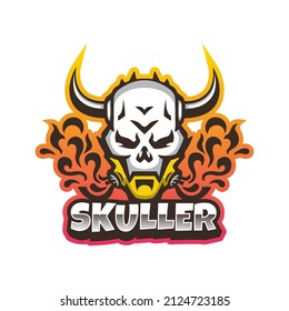 Illustration vector graphic of Skuller, good for logo design