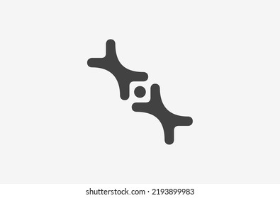 Illustration Vector Graphic Of Sky Diving Person, Athlete, Sport. Good For Icon Or Logo