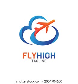 Illustration vector graphic of sky incorporated with flying plane. 
good for tourism, holiday, vacation, recreation, tourist.
