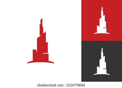 Illustration Vector Graphic of Skyscraper Logo. Perfect to use for Technology Company