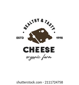 ilustración vectorial del corte de rodajas de tomate jerry emmental queso con el agujero usado para la fábrica de queso, tienda o logotipo de la industria sanidad sabrosa de la granja de leche de vaca orgánica. parmesano, edam, cheddar