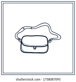 gráfico vectorial de ilustración de bolso de honda 