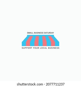 Illustration vector graphic of small business saturday