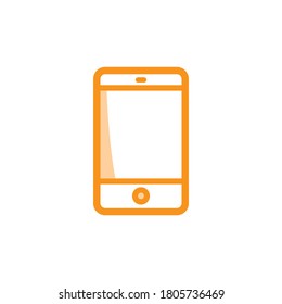 Ilustración Gráfico vectorial del icono del teléfono inteligente. Apto para la comunicación, teléfono, contacto, etc.
