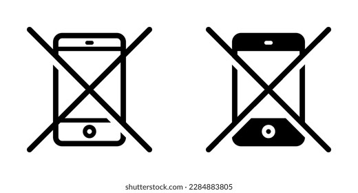 Illustration Vector graphic of smart phone icon. Fit for communication, telephone, contact etc.