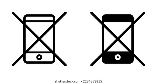 Ilustración Gráfico vectorial del icono del teléfono inteligente. Apto para la comunicación, teléfono, contacto, etc.