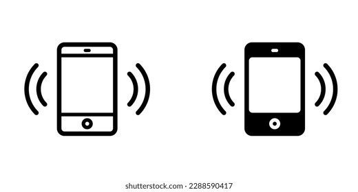 Illustration Vector graphic of smart phone icon. Fit for communication, telephone, contact etc.