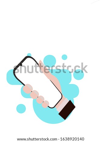 illustration vector graphic of smartphone