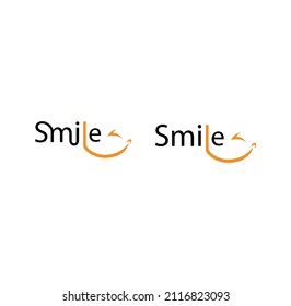gráfico vectorial de ilustración del logotipo de sonrisa, logotipo