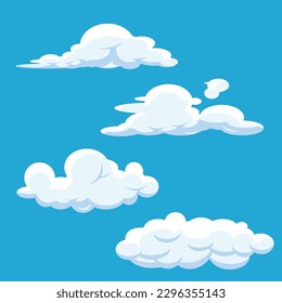 illustration vector graphic of smoke cloud , perfect for animation design, illustration, carton, anime, art, logo design, tactical design, etc.