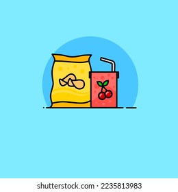 ilustración vectorial gráfico de tentempiés perfecto para logotipo, icono, diseño, afiches, volantes y anuncios