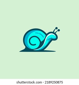 illustration vector graphic for snail good for icon