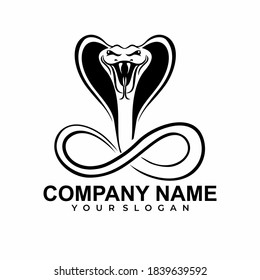 Gráfico vectorial de ilustración para logotipo de serpiente 