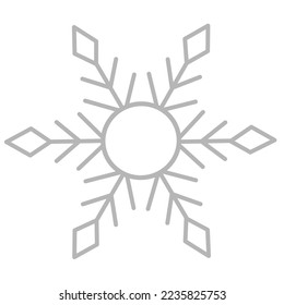 Illustration vector graphic of snowflakes perfect for winter, snow