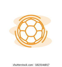 Illustration Vector graphic of soccer ball icon. Fit for football, sport, team, game, league, match etc.