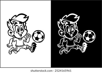Illustration vector graphic of soccer ball icon