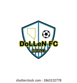 Illustration Vector graphic of soccer club logo