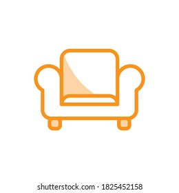 Illustration Vector graphic of sofa icon. Fit for interior, furniture, decorate etc.