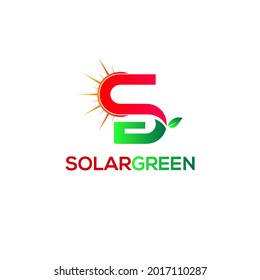 Vektorgrafik von Solar-Grün, Symbol oder Symbol für saubere, umweltfreundliche Energie, ideal für industrielle Logos