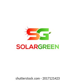 illustration vector graphic of solar green good for industry