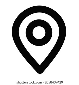 gráfico vectorial de ilustración de
icono de ubicación de alguien perfecto para iconos, mapas, mostrar ubicaciones, imágenes
