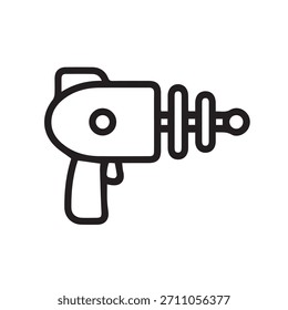 Ilustración Vector gráfico de Space Ray Gun Icon