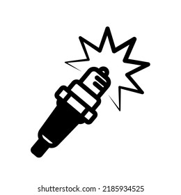 Ilustración Gráfica vectorial del icono Spark Plug