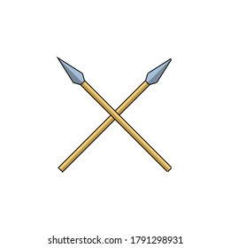 Illustration, Vektorgrafik von Spear