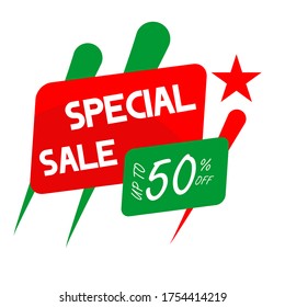 Illustration vector graphic of special sale best for business