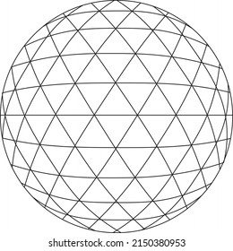 Illustration vector graphic of sphere, perfect for construction technology