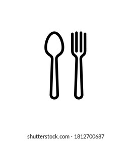 Illustration Vector Graphic Of Spoon Icon. Fit For Dinner, Lunch, Restaurant, Tableware Etc.