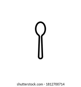 Illustration Vektorgrafik von Löffelsymbol. Geeignet für Abendessen, Mittag- und Abendessen, Restaurant, Geschirr usw.