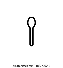 Illustration Vector graphic of spoon icon. Fit for dinner, lunch, restaurant, tableware etc.