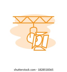 Ilustración Gráfico vectorial de la plantilla de icono de foco