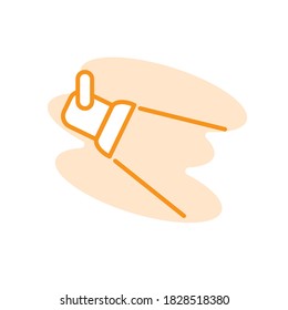 Illustration Vektorgrafik der Vorlage für das Leuchtensymbol