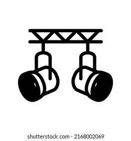 Illustration Vector graphic of spotlight icon template