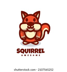 Illustration vector graphic of Squirrel, good for logo design