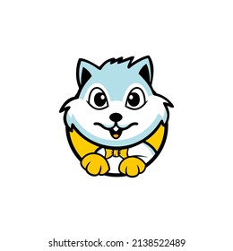 Illustration vector graphic for squirrel smile logo
