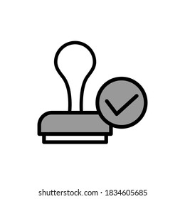 Illustration Vector graphic of stamp icon